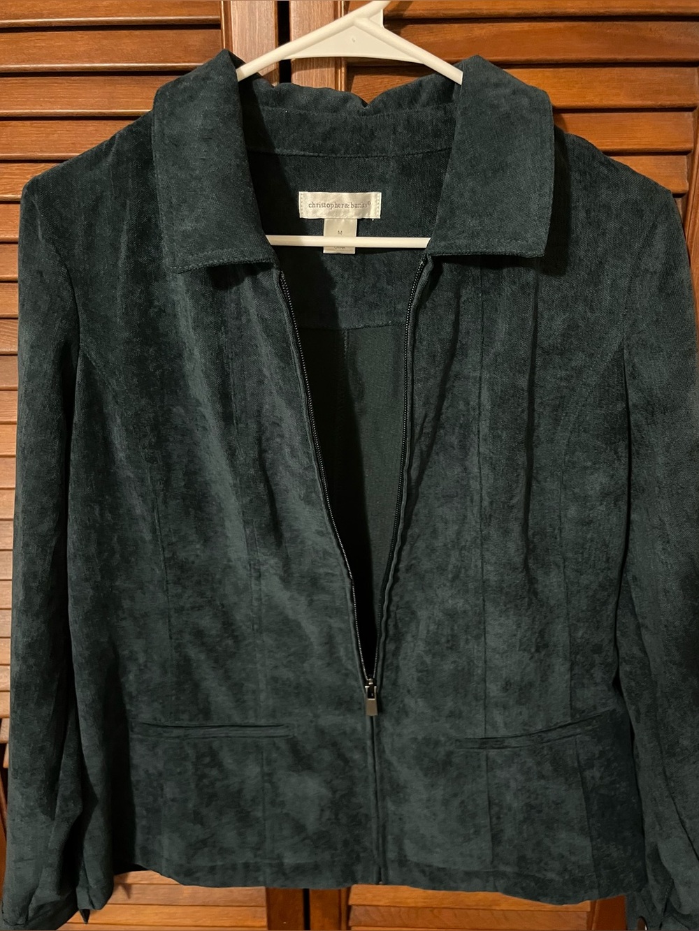 Dark Teal 🍁Fall Weather 🍁 Christopher & Banks Blazer Medium